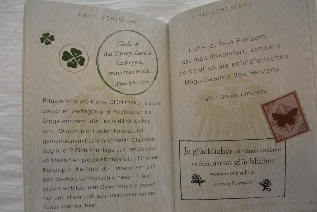 Buch Reisepass ins Glück