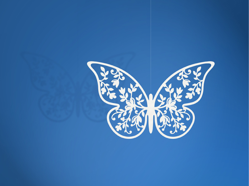 Deko Schmetterling