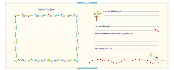 Eintragalbum Taufe Mädchen