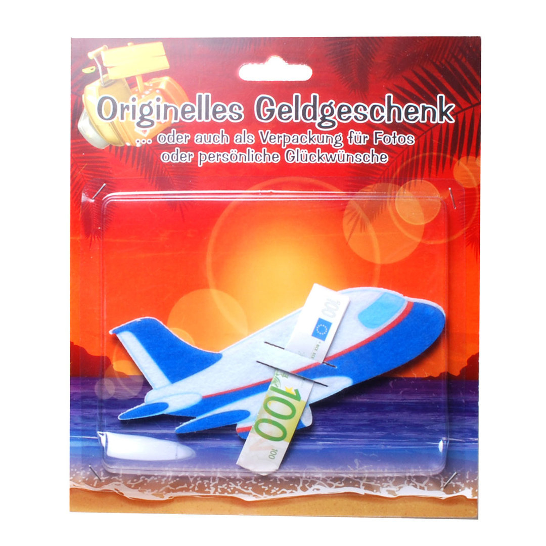 Geldgeschenk Flugzeug