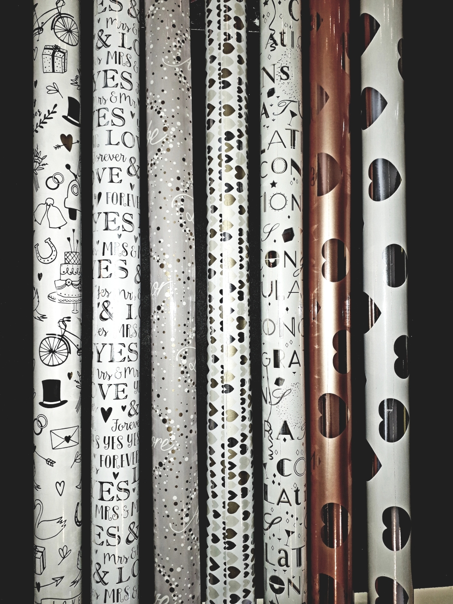 Geschenkspapier Hochzeit