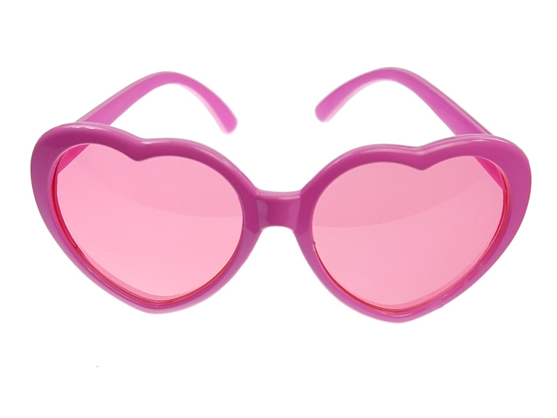 Herzbrille Pink