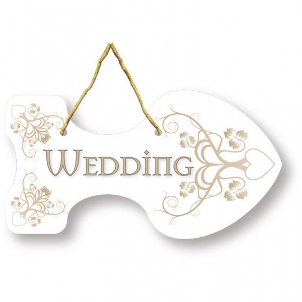 Hochzeitsschilder-Set Wedding