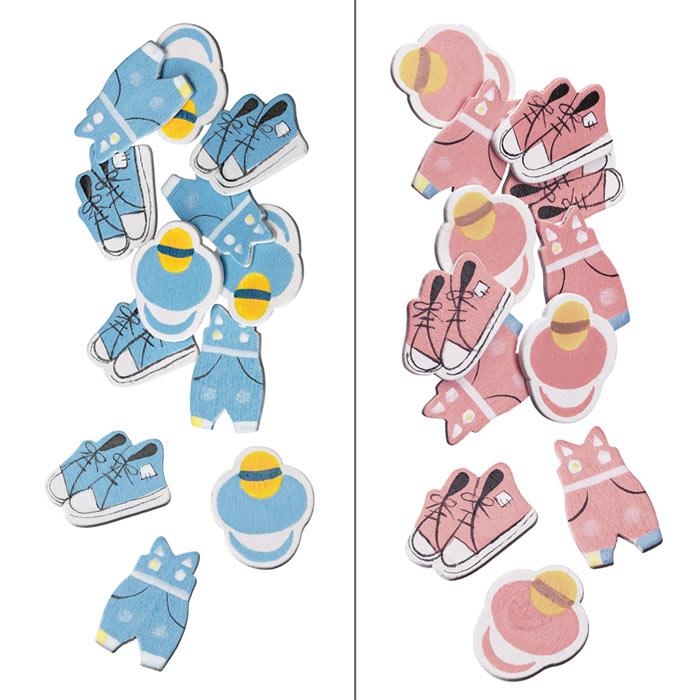 Holzkonfetti Mädchen