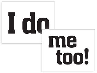 I do-me too Schuh-Sticker