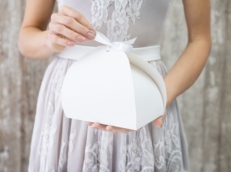 Kuchenschachtel Weiß