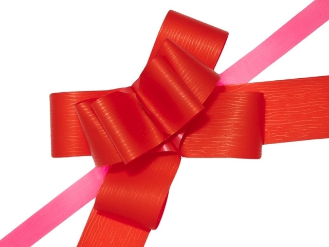 Papiermasche zum Ziehen - 1 cm Rot