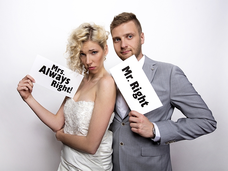 Photo Booth-Set Mr. & Mrs. Right