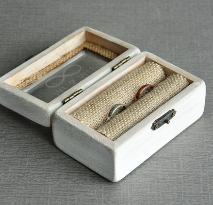 Ringkistchen Mr. & Mrs. - Unendlich