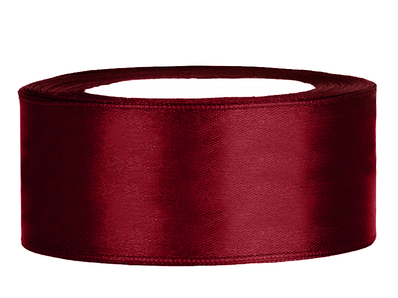 Satinband 25mm Bordeaux