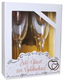 Sektgläser Goldene Hochzeit