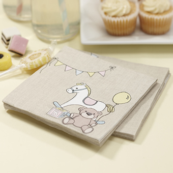 Servietten Babyshower