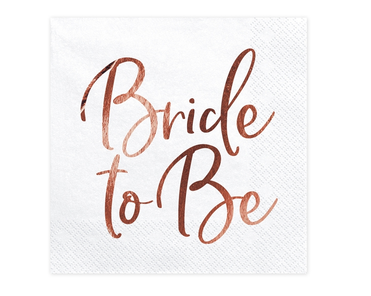 Servietten Bride To Be Elegant