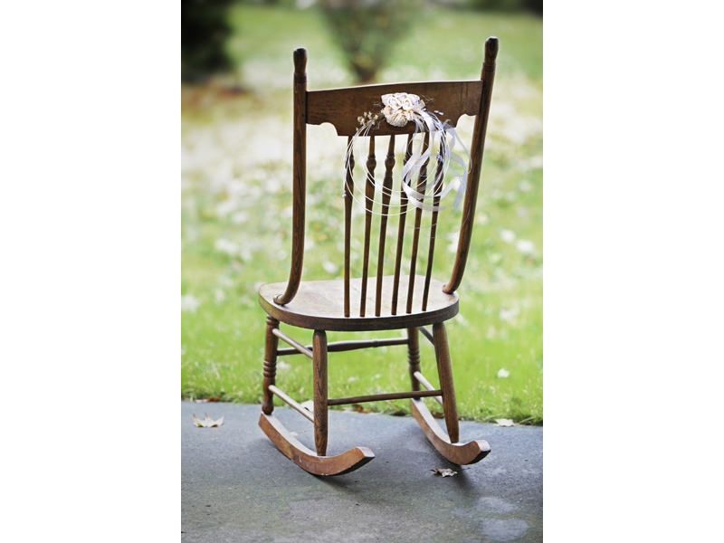 Sesselschmuck Rattan