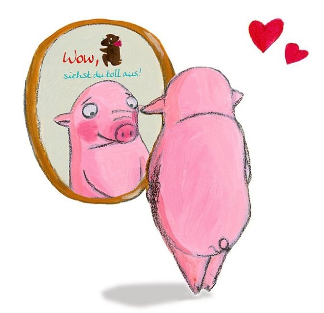 Spiegel-Liebesbotschaften