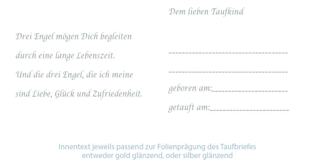 Tauf-Set Lebensbaum Grün
