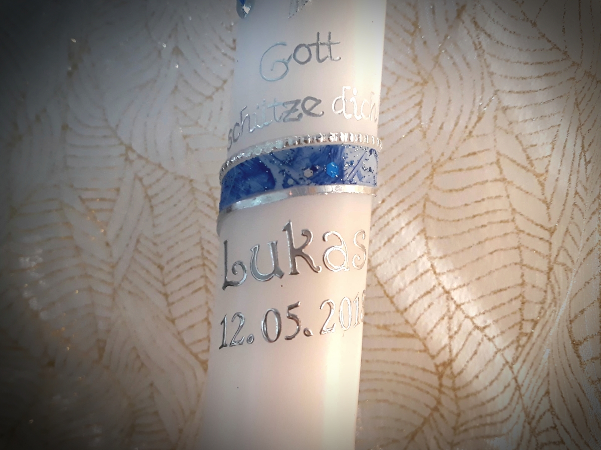 Taufkerzenpersonalisierung