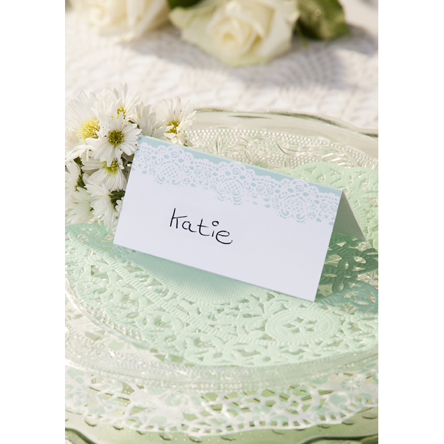 Tischkarte Mint
