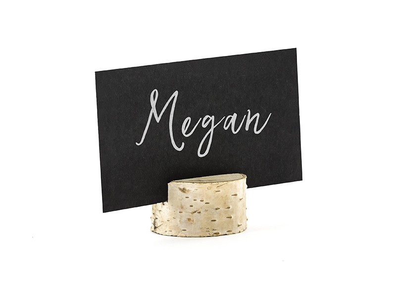 Tischkartenhalter Baumstamm