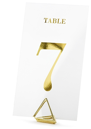 Tischnummern Transparent