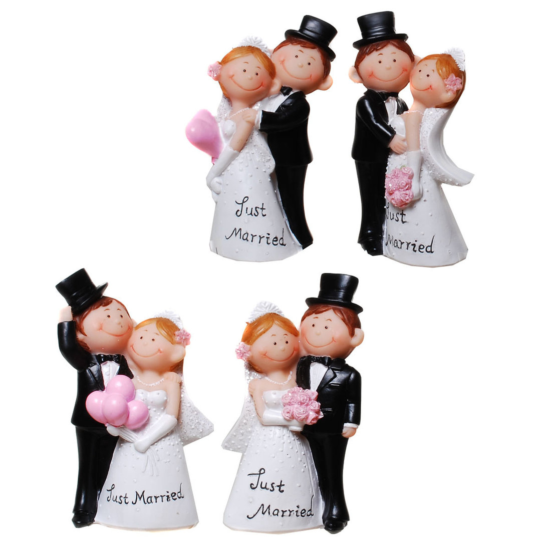 Tortenfigur Comic Brautpaar