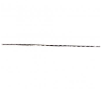 Wachs-Perlstreifen 2mm Silber