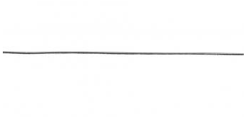 Wachs-Zierstreifen 2mm Silber