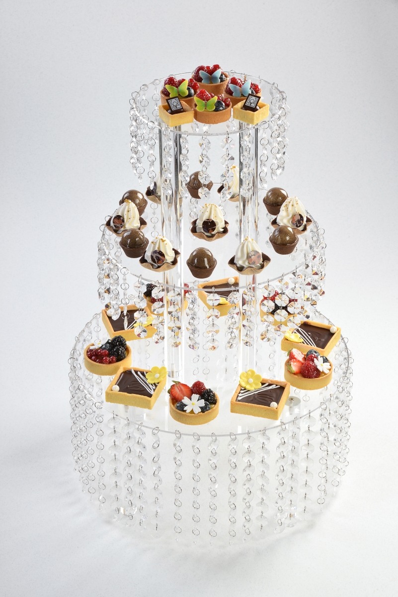 Buffetturm Kristalle