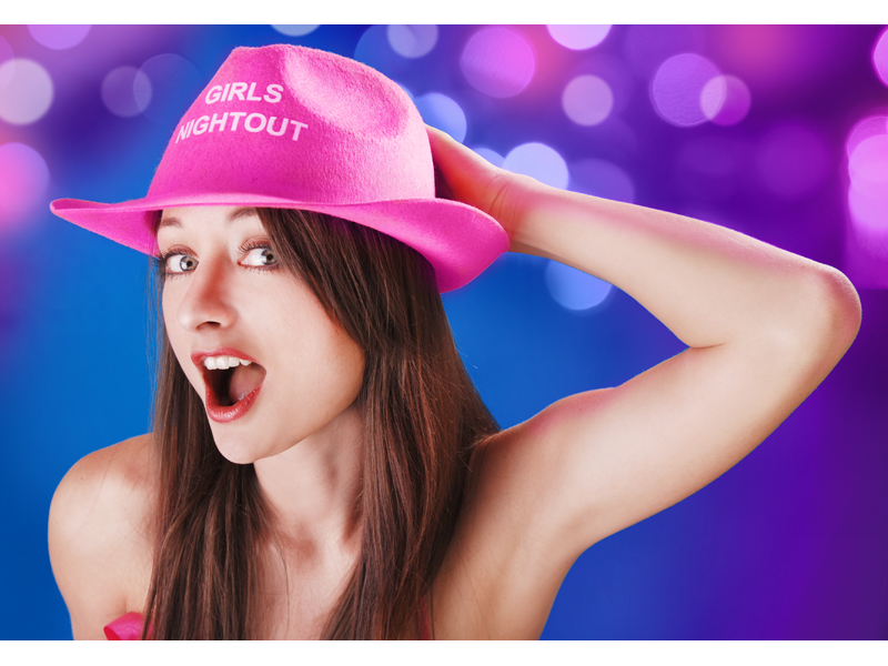 Cowboyhut Girls Night Out - leicht beschädigt