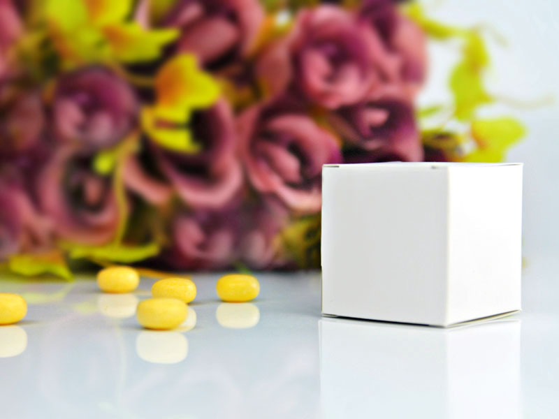 Gastgeschenkbox Würfel