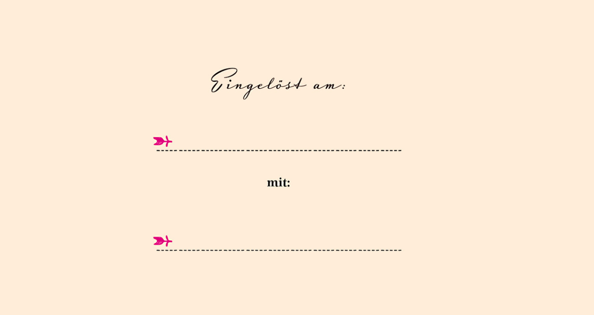 Gutscheine Time to drink champagne