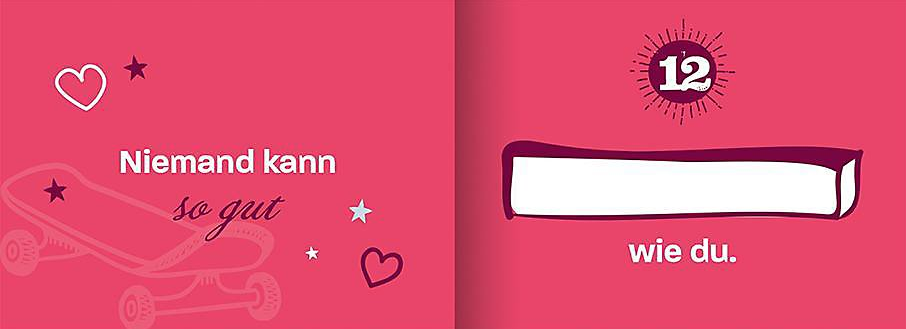 Ich liebe dich - Zum Ausfüllen und Verschenken