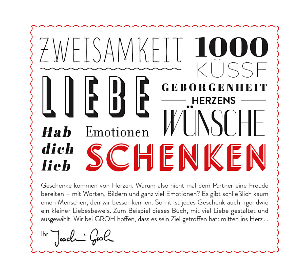 Kleine Liebeserklärung