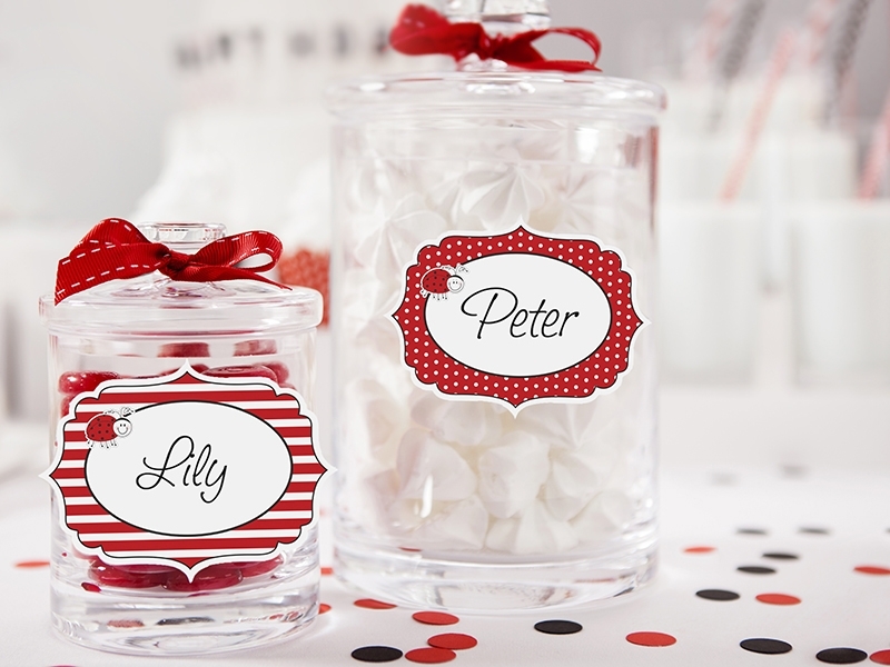 Konfetti Rot-Schwarz