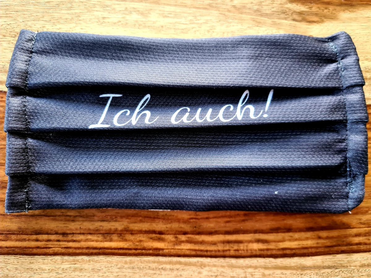 Mund-Nasen-Schutz Gesichtsmasken Ja, ich will!