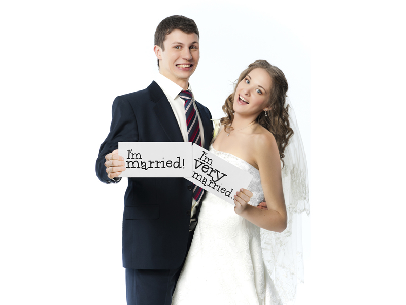 Photo Booth-Set Very Married