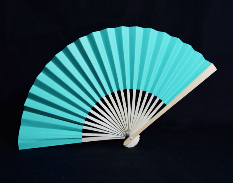 Premium Papierfächer Türkis