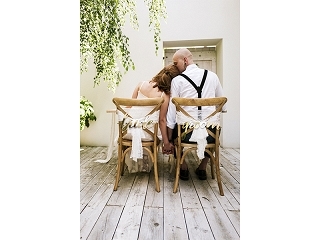 Sesselschilder Bride & Groom