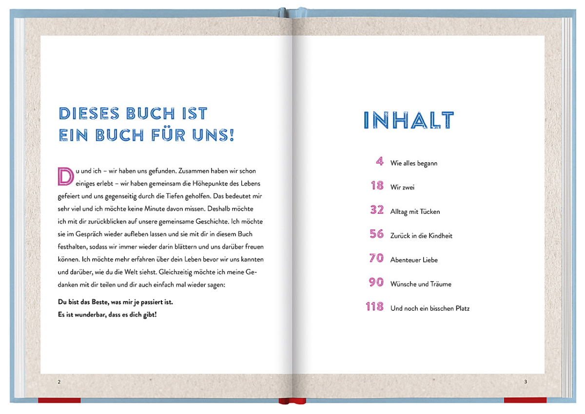 Erinnerungsbuch Du und Ich