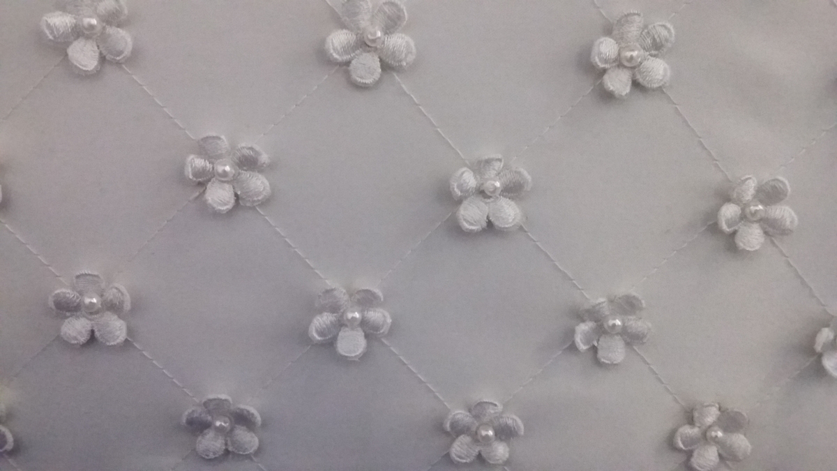 Gästebuch Blumen und Perlen