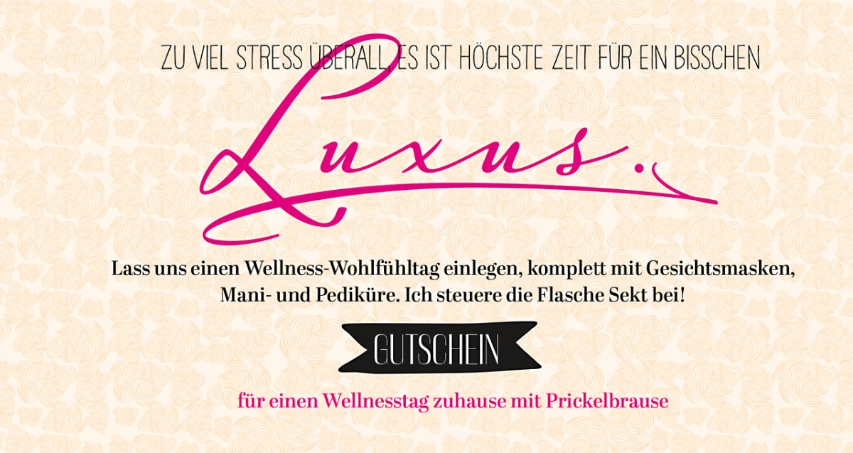 Gutscheine Time to drink champagne