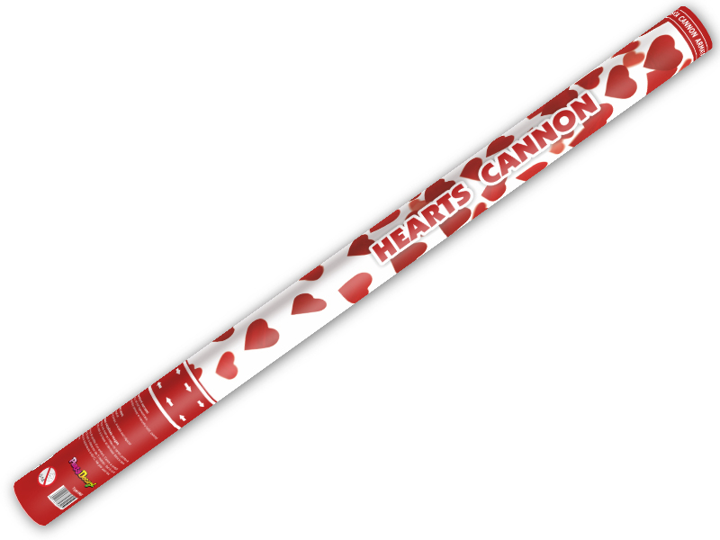 Konfettikanone Red Hearts