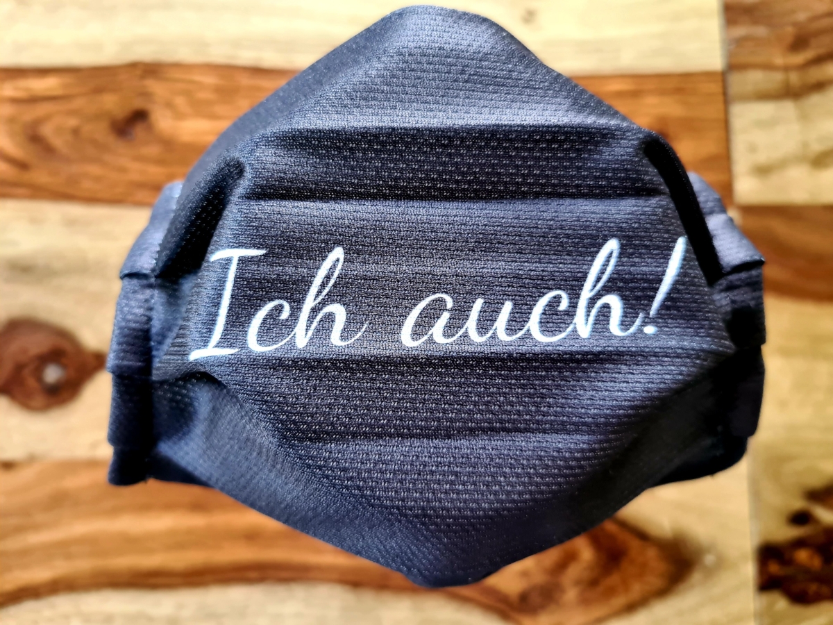 Mund-Nasen-Schutz Gesichtsmasken Ja, ich will!