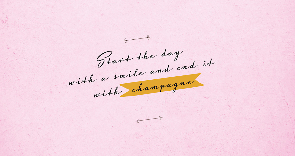 Gutscheine Time to drink champagne