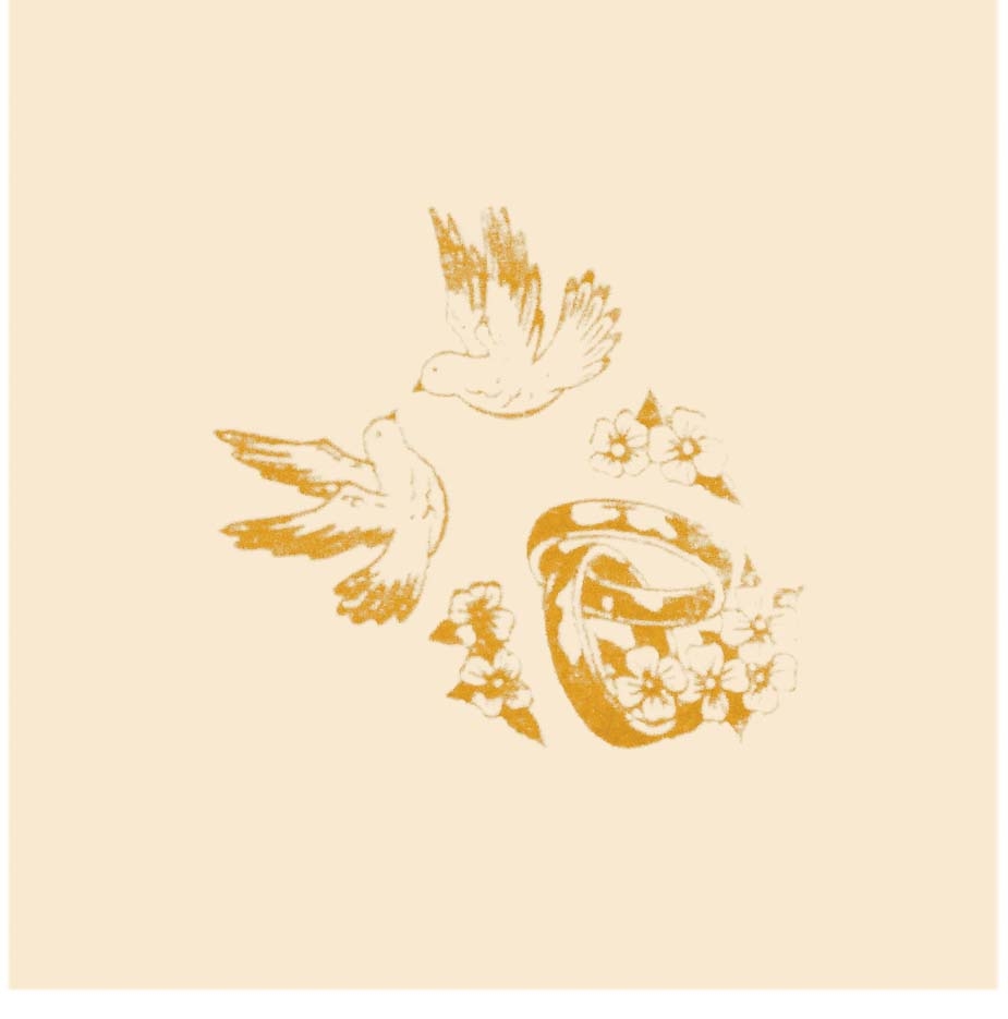 Servietten Märchenhochzeit