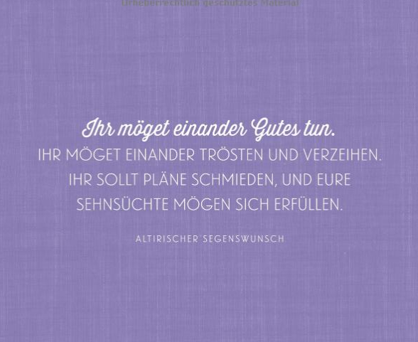 Aufsteller Zur Hochzeit - Für ein glückliches Leben zu zweit