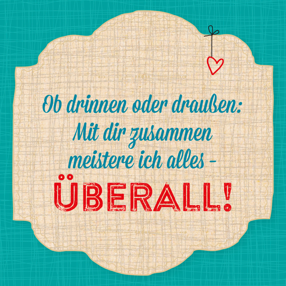 30 Ich liebe Dich-Kärtchen