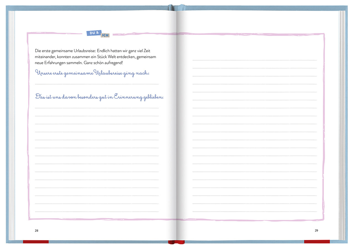 Erinnerungsbuch Du und Ich
