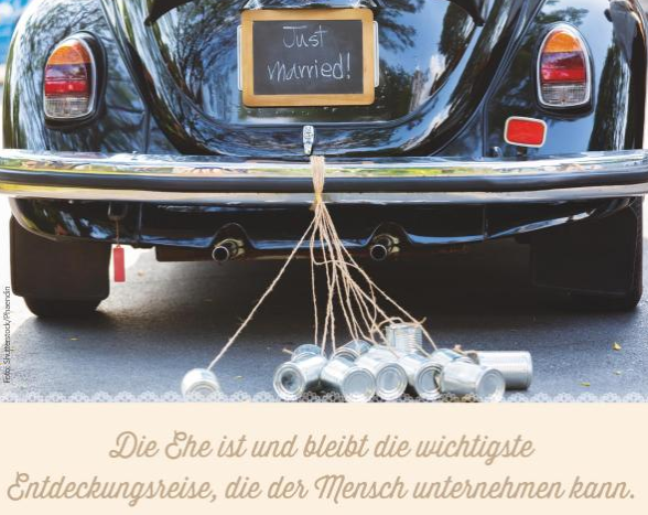 Aufsteller Zur Hochzeit - Für ein glückliches Leben zu zweit