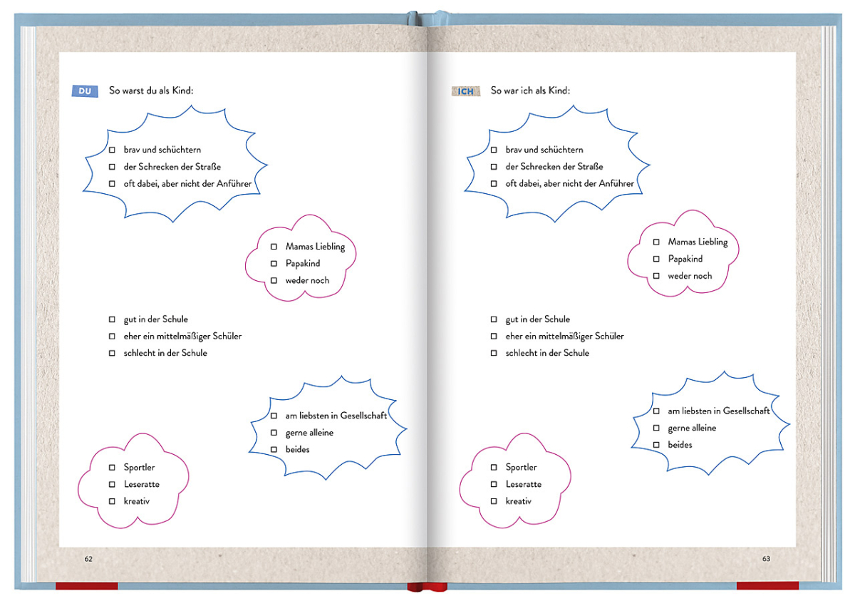 Erinnerungsbuch Du und Ich